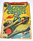 Vtg. August 1943 DC Comics - Action Comics #63 - 10 Cent Superman - Poor