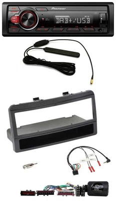 Pioneer MP3 DAB 1DIN Lenkrad USB Autoradio für Ford Mondeo 00-02 schwarz Ablage - Bild 1 von 4
