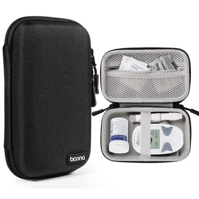 Diabetes Travel Case EVA Hard Shell Diabetic Supplies Bag Organizer for Blood...
