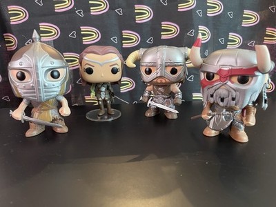 Elder Scrolls Skyrim Funko Pop!  Lot of 4 Dragonborn Hold Guard High Elf Nord