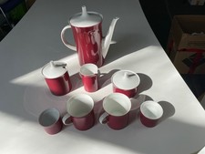 Rosenthal Kaffeeservice Studio-line:  "Frühstück für Zwei", 60er Jahre Design