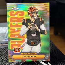 Joe Burrow 2025 Topps Chrome Power Players Refractor