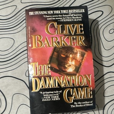 Clive Barker The Damnation Game Paperback Horror Pocket 1987 After Dark 1st