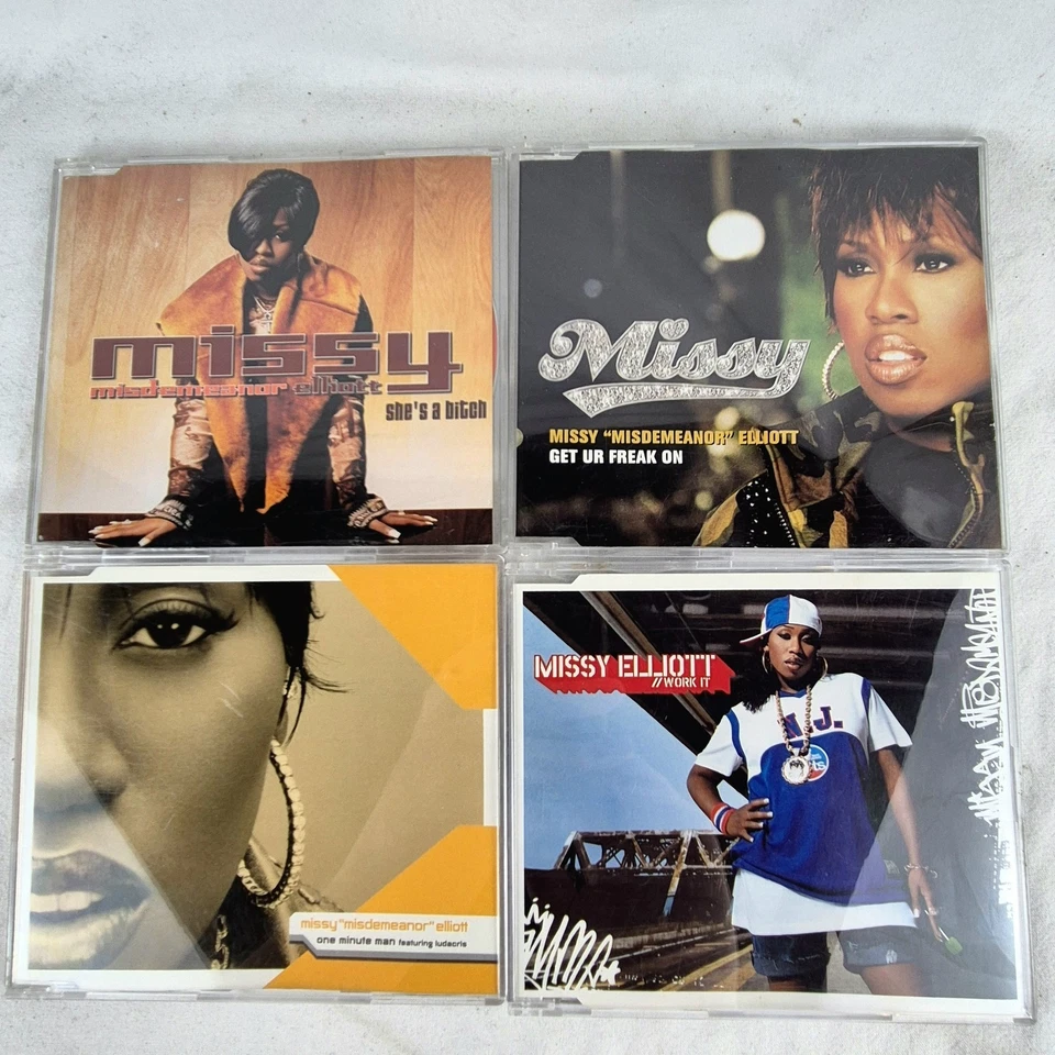 MISSY ELLIOTT 11x CD Singles Work It Freak On Pass That Dutch Aus Copies + Promo - Image 3 of 4