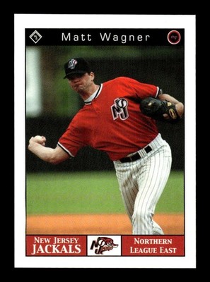 2001 Warning Track New Jersey Jackals Matt Wagner BXCP03