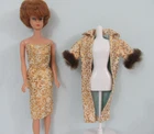 Vintage Barbie EVENING SPLENDOR GOLD BROCADE COAT-DRESS #961 or GOLDEN GIRL#911