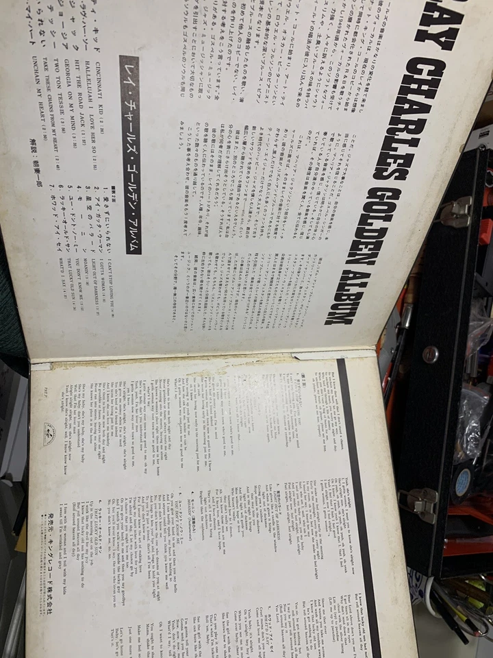 RAY CHARLES GOLDEN ALBUM Japan vinyl Record ABC Paramount Rare Very Nice 2 Disk Foto 2 de 4