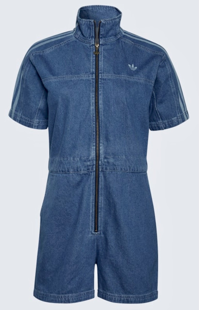 adidas アディダス　Adicolor Denim Jumpsuit adidas Originals Adicolor Denim Jumpsuit DENIM BLUE