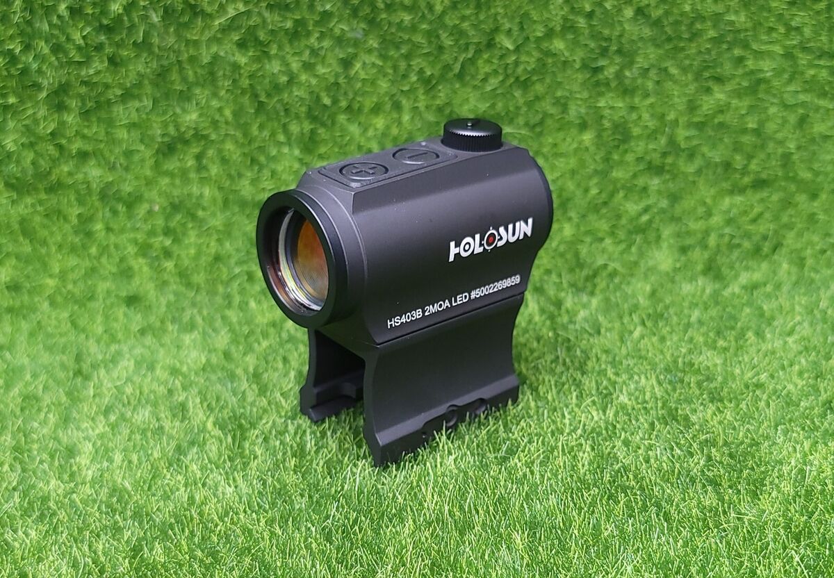 Holosun Micro Red-Dot Sight (2 MOA) w/ Riser Paralow Holosun Micro Red-Dot Sight (2 MOA) w/ Riser Paralow