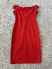 Eliza J Red Cocktail Dress Womens Size 2P Petite