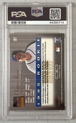 1995 Select Certified Mirror Gold #107 Chipper Jones PSA 9 | eBay
