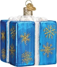 Old World Christmas Blown Glass Ornament for Christmas Tree, Hanukkah Gift Box