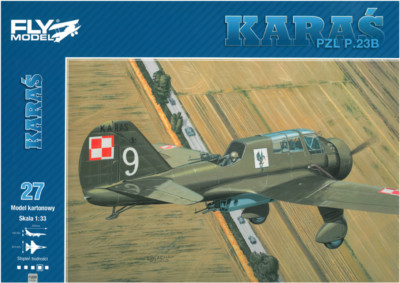 Fly Model 27 Karaś PZL P.23B Maßstab 1/33
