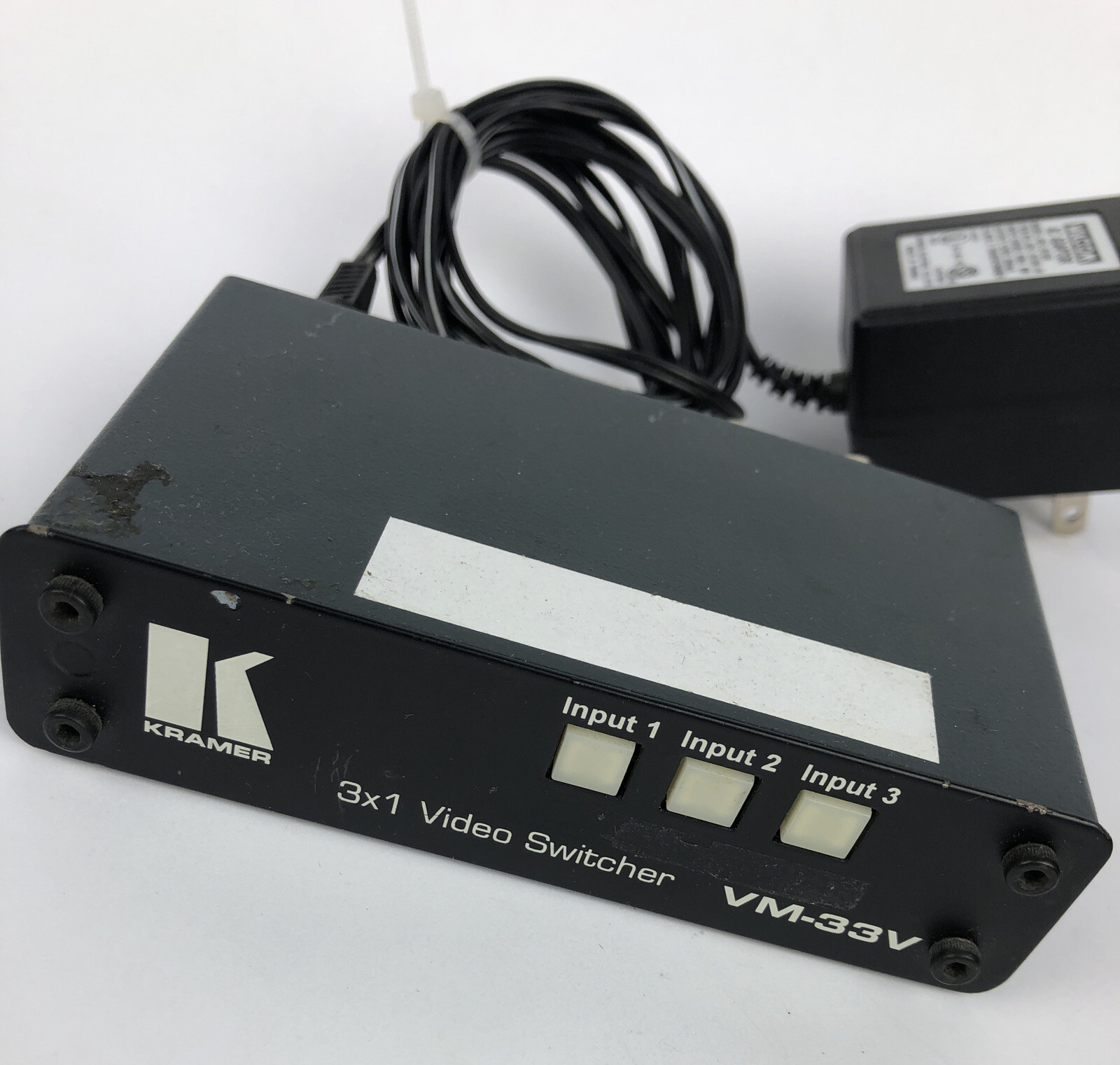 Kramer VM33V Video Distributor 3 x 1 Video Switcher 12 VDC * Fast Free