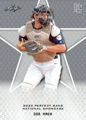 JOE MACK 2020 ''1ST EVER PRINTED'' LEAF PERFECT GAME ROOKIE CARD #56! MINT!