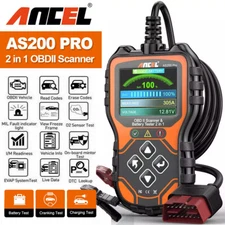 ANCEL AS200 Pro Car Diagnostic Scanner Code Reader Check Engine Battery Tester