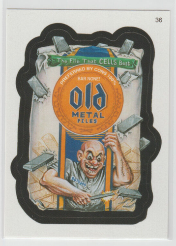 2005 Topps Wacky Packages Trading Card Sticker Old Metal Files #36