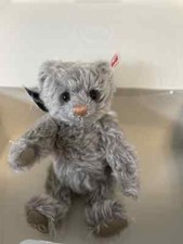 Steiff 690290 Royal Platinum Wedding Bear Grey Mohair 2017 28cm BRAND NEW Queen