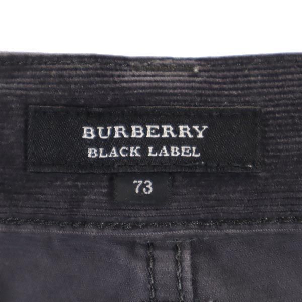 BURBERRY BLACK LABEL Sanyo Shokai Corduroy pants 73 gray