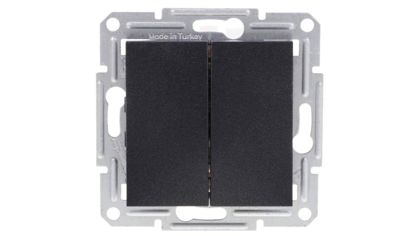 ASFORA Double stair connector without frame anthracite EPH0600171 /T2UK