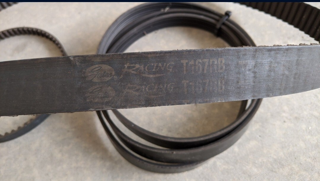 0306 LANCER EVO 8 9 4G63 GATES BLUE RACING TIMING SERPENTINE BALANCE