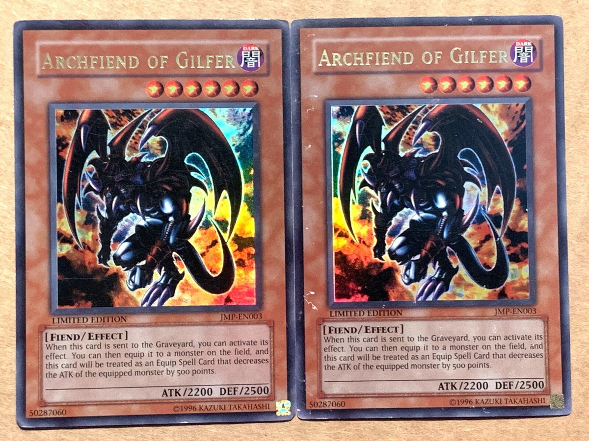 beast of gilfer yugioh card Yu-Gi-Oh! - Archfiend (CT07-EN014) - 2010 Collectors Tin - Limited Edition Mint / near mint condition trading card yugioh 2X Archfiend of Gilfer