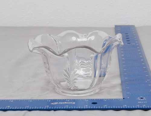 Servizio di condimenti/salse vintage Fostoria barocco con Fleur-de-lis... - Foto 2 di 7