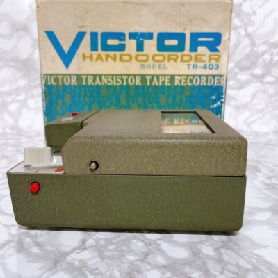 Rare Victor TR-403 transistor tape recorder HANDCORDER | eBay