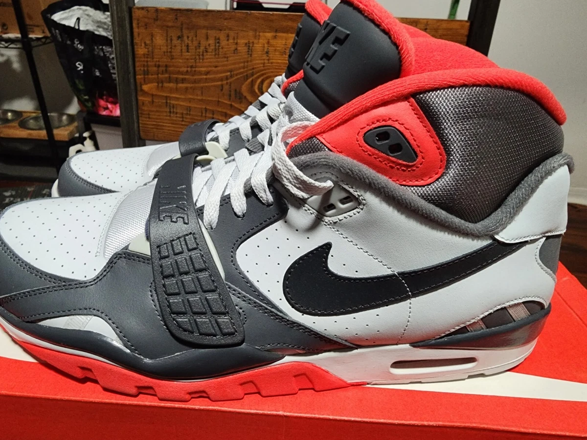 Mens Sz 10.5 Black & Red Nike Air Trainer SC High Bo Jackson Athletic ...