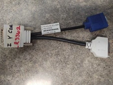 (LOT OF 3) DMS59 to 1 VGA and 1 DVI cable adapter 41R3362 FRU:42Y8183