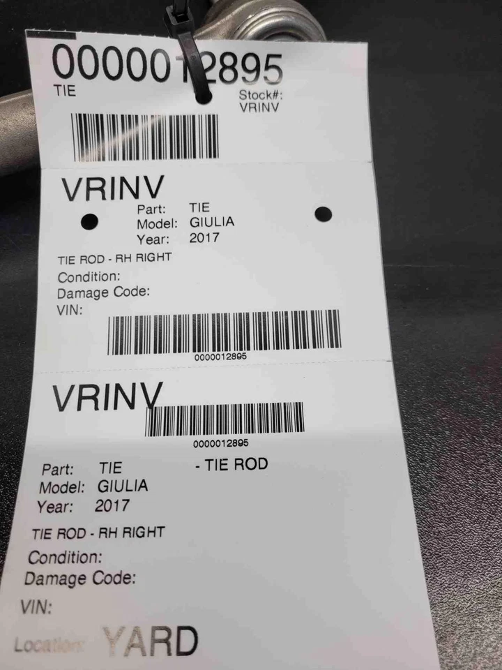 ✅ Giulia Tie Rod RH 2017 OEM Foto 4 de 4