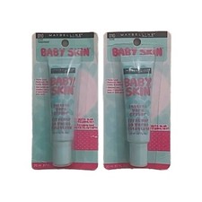 Maybelline Baby Skin Instant Pore Eraser Primer 010 Clear Under Makeup  Pack 2