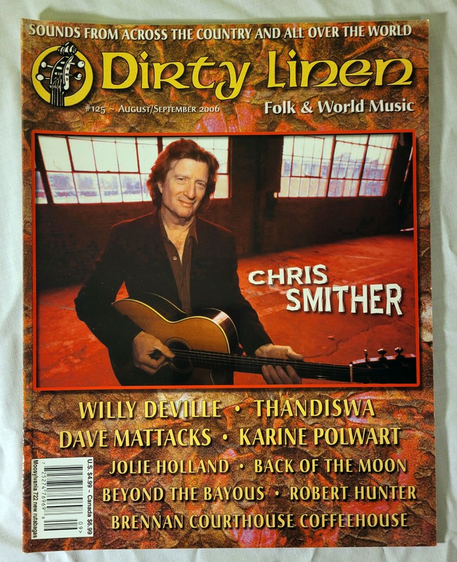 Dirty Linen folk & world music mag #125 Aug/Sep '06 Chris Smither/Willy DeVille
