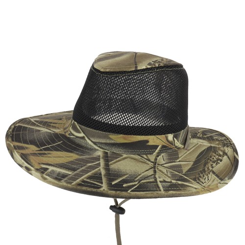 Real Tree Camouflage Safari Mesh Hat 