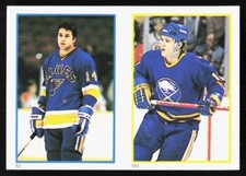 1985-86 O-Pee-Chee OPC Stickers Paul Cyr Buffalo Sabres #183