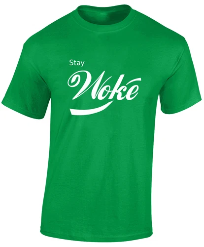 Stay Woke Funny Joke Design Top Comedy Sarcastic New Unisex T-Shirt - Picture 4 of 11