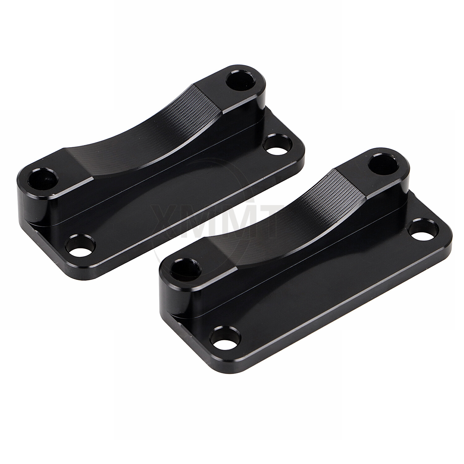 2PCS Black Front Fender Relocator Kit For Harley Touring Road King Glide USA