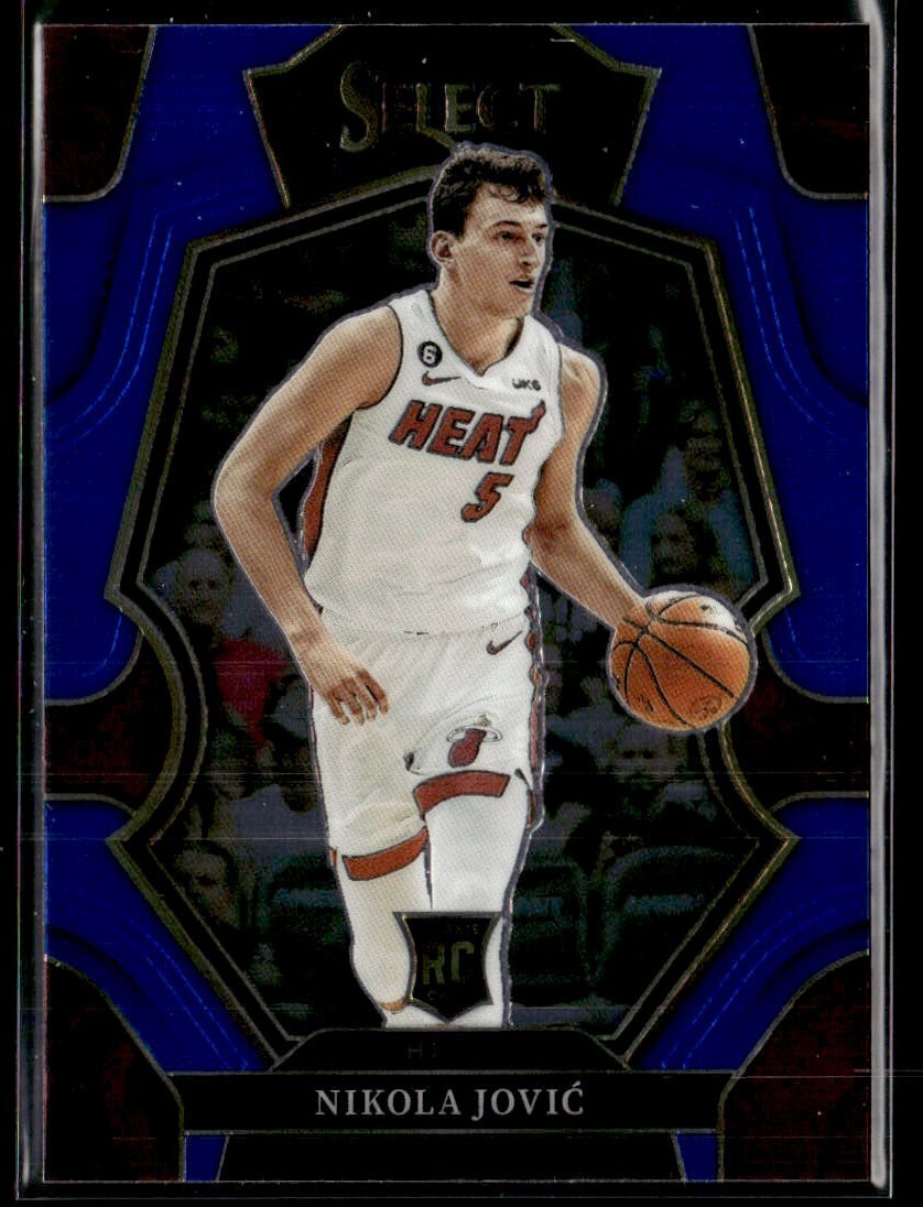 2022-23 Panini Select Retail Nikola Jovic Premier Level RC #170 Miami Heat
