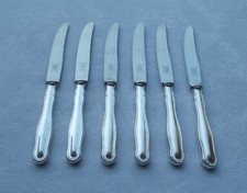 *RAR* Set von 6 K&auml;se-/Obst-messer S&auml;chsische Hofmuster 800er Bruckmann H. Brandt