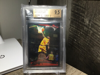 【希少】2005-06 Topps Chrome LeBron James 2005-06 LEBRON JAMES TOPPS CHROME GOLD REFRACTOR 90/99 BGS 9.5 GEM