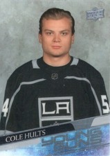 2020-21 Upper Deck Young Guns Clear Cut Acetate #724 Cole Hults