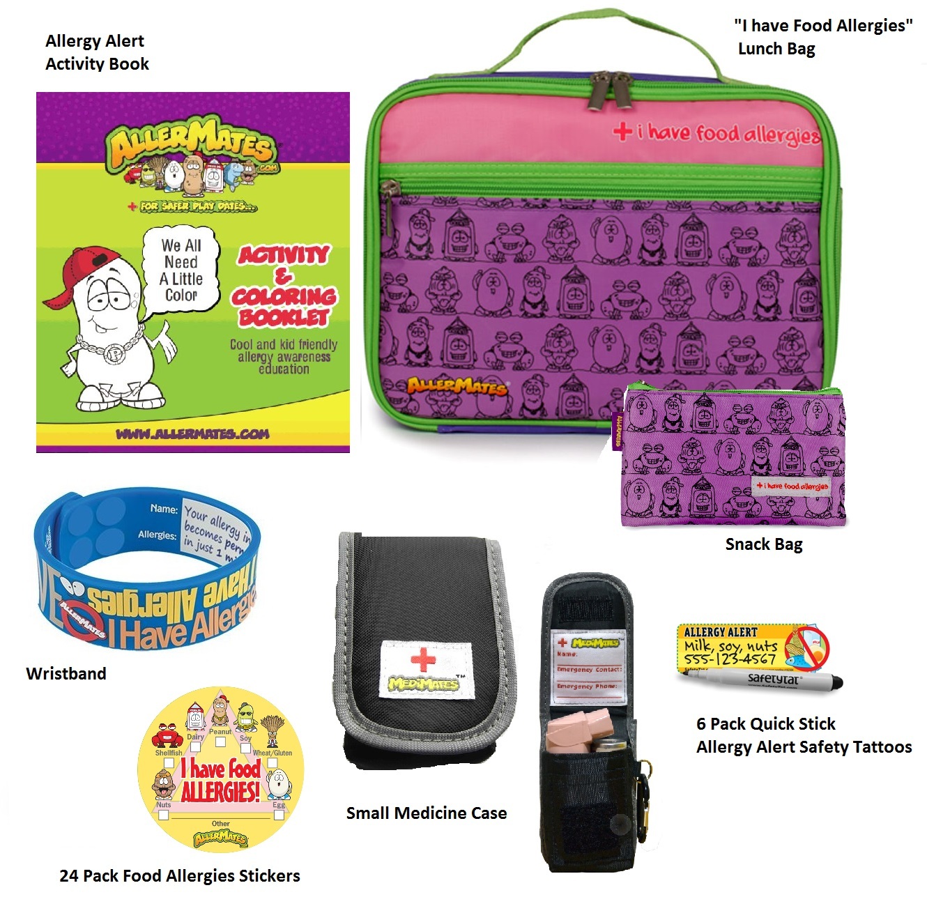 Kits Food Allergies Epipen Gluten Bracelets Medic Alert