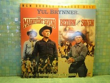 The Magnificent Seven Return Of Double Feature Laserdisc -EXTRA LDs SHIP FREE