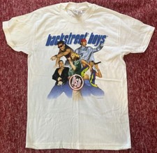 Vintage Backstreet Boys T Shirt 1999 BSB Promo Tour Large L NSYNC Boy Band 90s