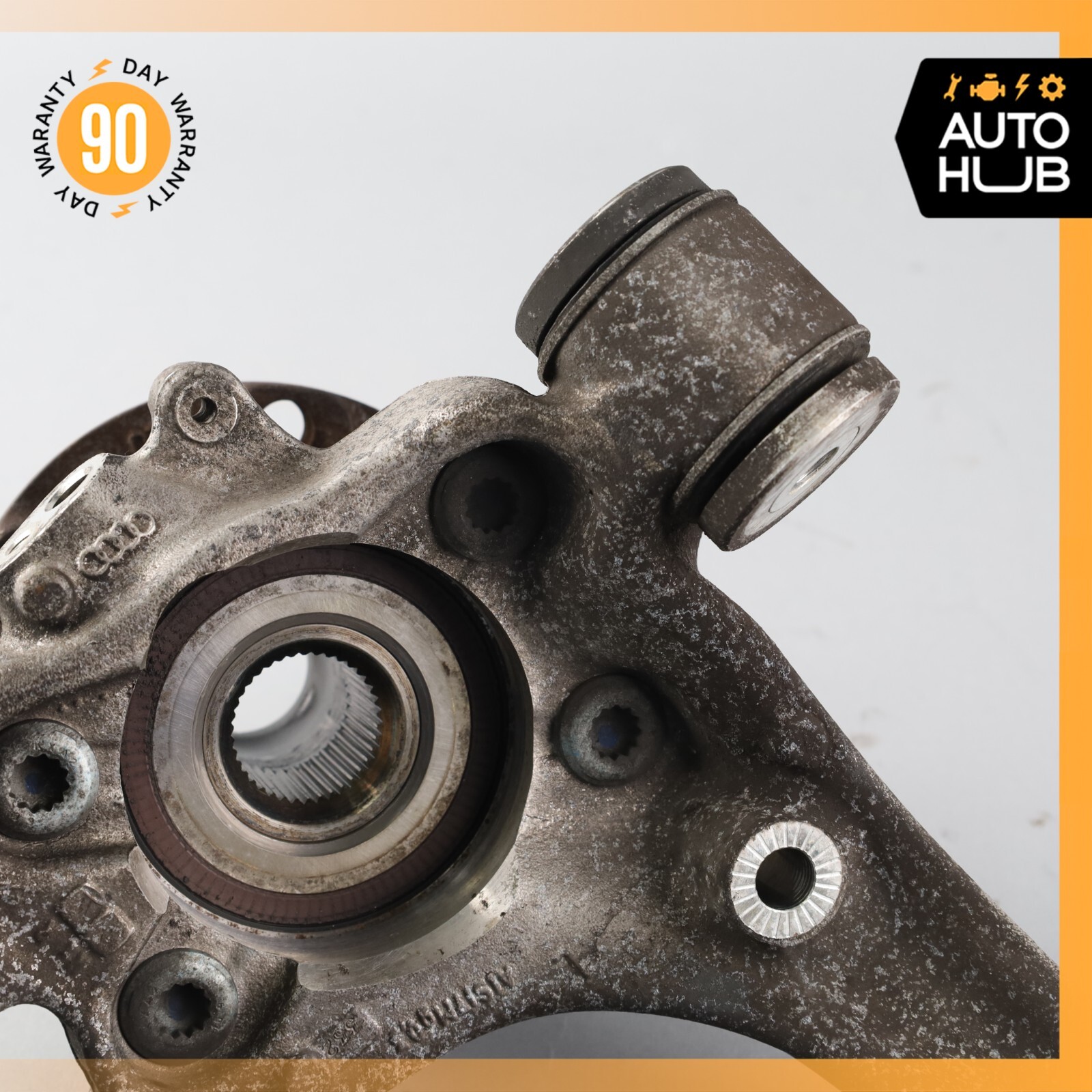 03-13 Bentley Continental Flying Spur Rear Left Side Spindle Knuckle Hub OEM 58k