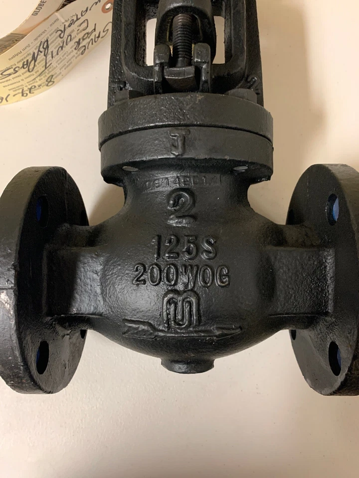 NEW, HAMMOND 2” CAST IRON GLOBE VALVE 125S / 200WOG, FREE SHIPPING - Image 2 of 4