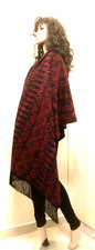 palestinian Heritage style hand woven scarf,embroiderd shawl handmade.