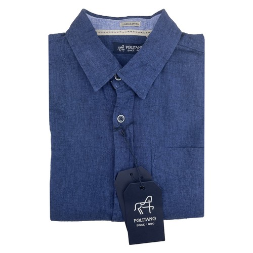 Men's Shirts Linen and Cotton Made IN Italy Discount Sale -50% Promo - Picture 2 of 5