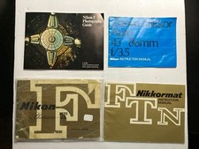 Lot of Nikon Literature - Photography Guide, FTN Instruction Manual