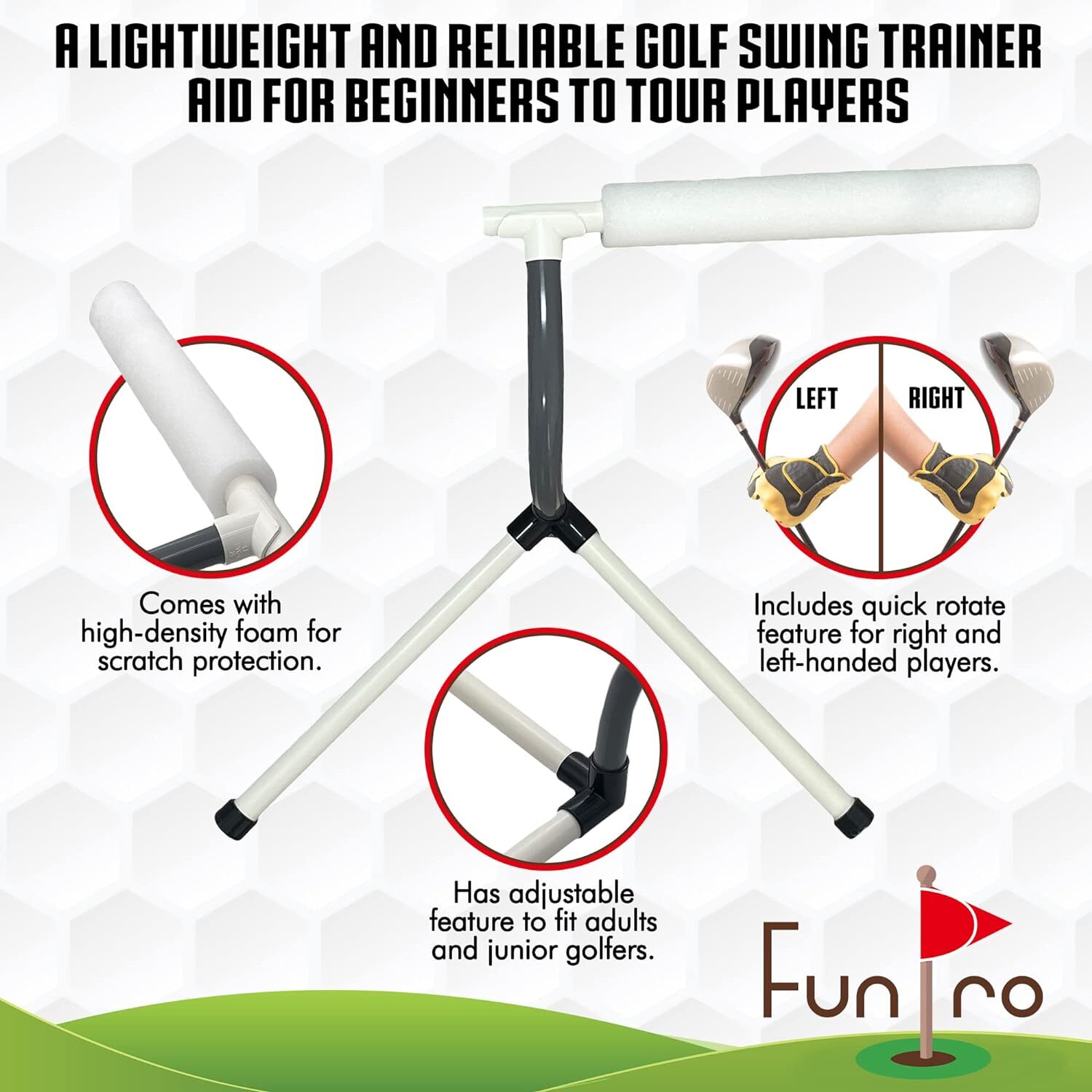 FunPro Golf Slice Corrector Inside Approach Swing Trainer Aid,... eBay